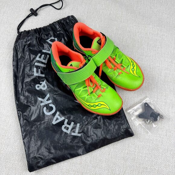Saucony Uplift 2 High Jump HJ Track Cleats Spikes Men Size 6  S29036-1 - Picture 1 of 16